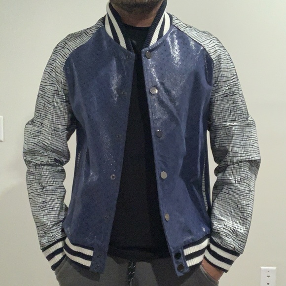Mr. Nieves Suede Varsity Jacket - Picture 3 of 13